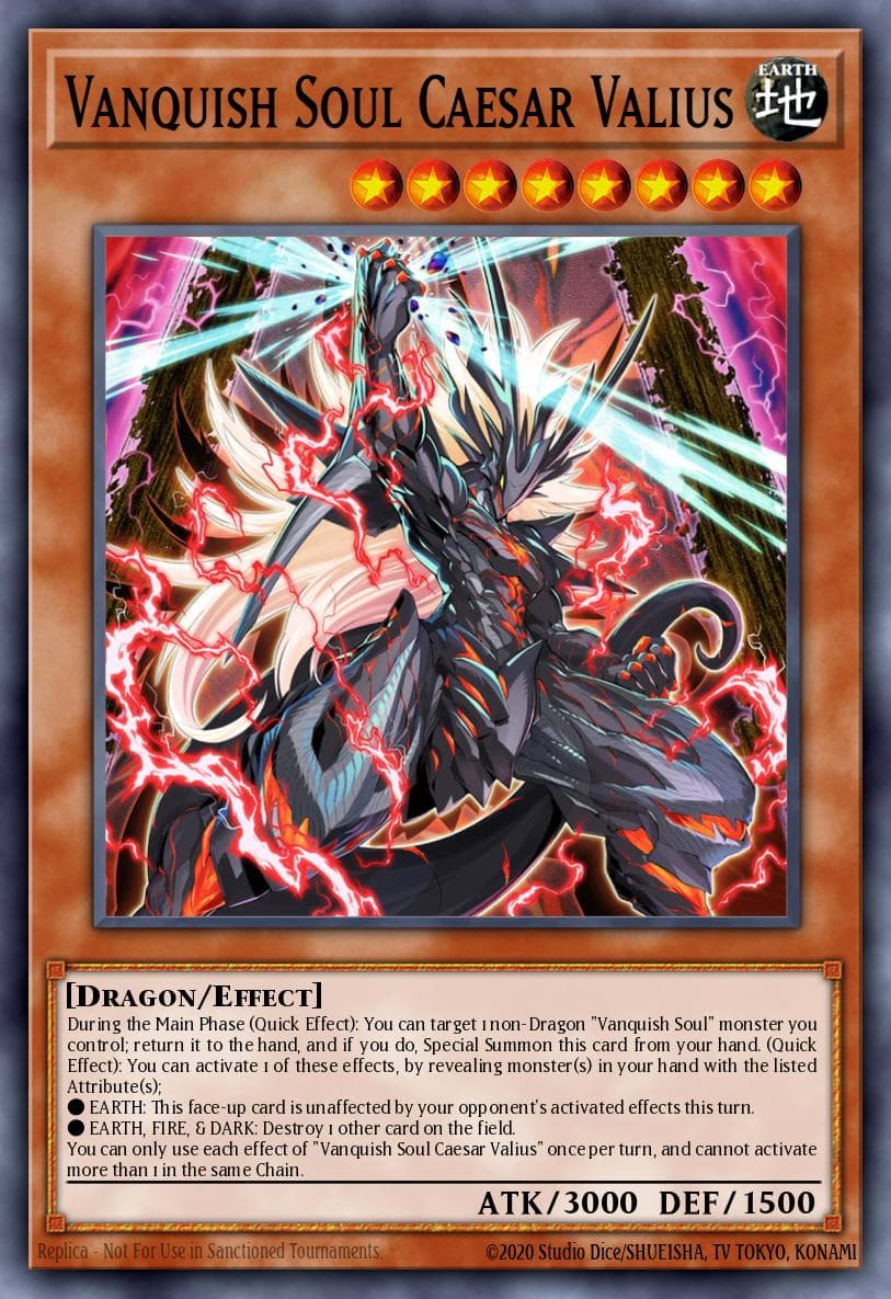 Vanquish Soul Caesar Valius 2023 Yu-Gi-Oh! Wild Survivors