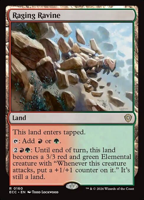 Raging Ravine 2026 Magic: The Gathering Lorwyn Eclipsed Commander