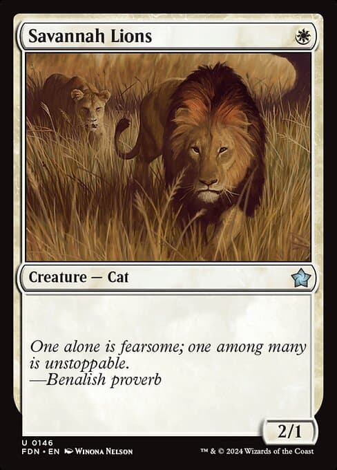 Savannah Lions 2003 Magic: The Gathering 8th Edition