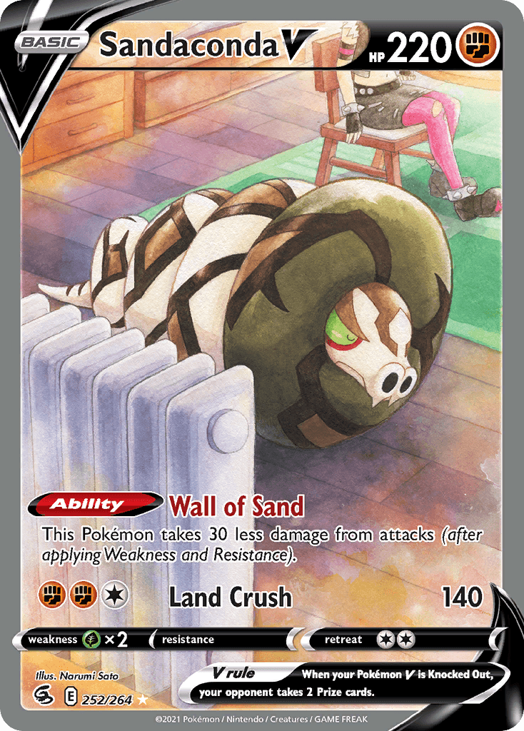 Sandaconda V 2021 Pokemon Fusion Strike