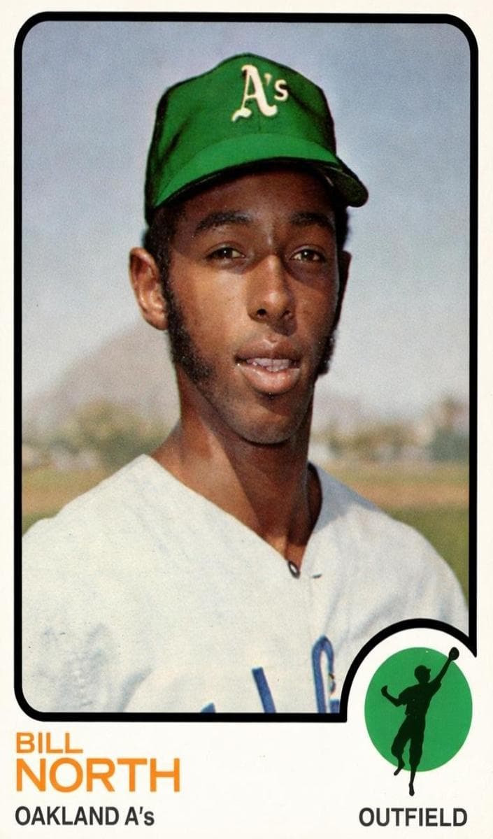 Bill North 1973 topps O-Pee-Chee