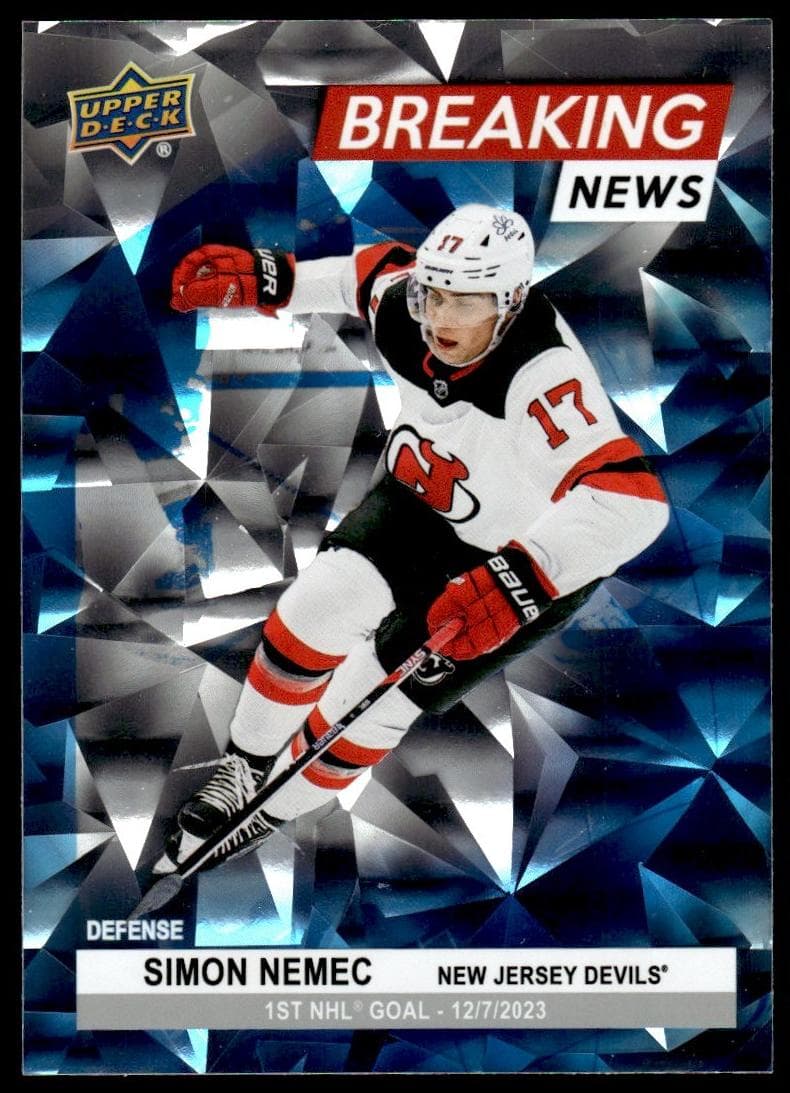 Simon Nemec trading card