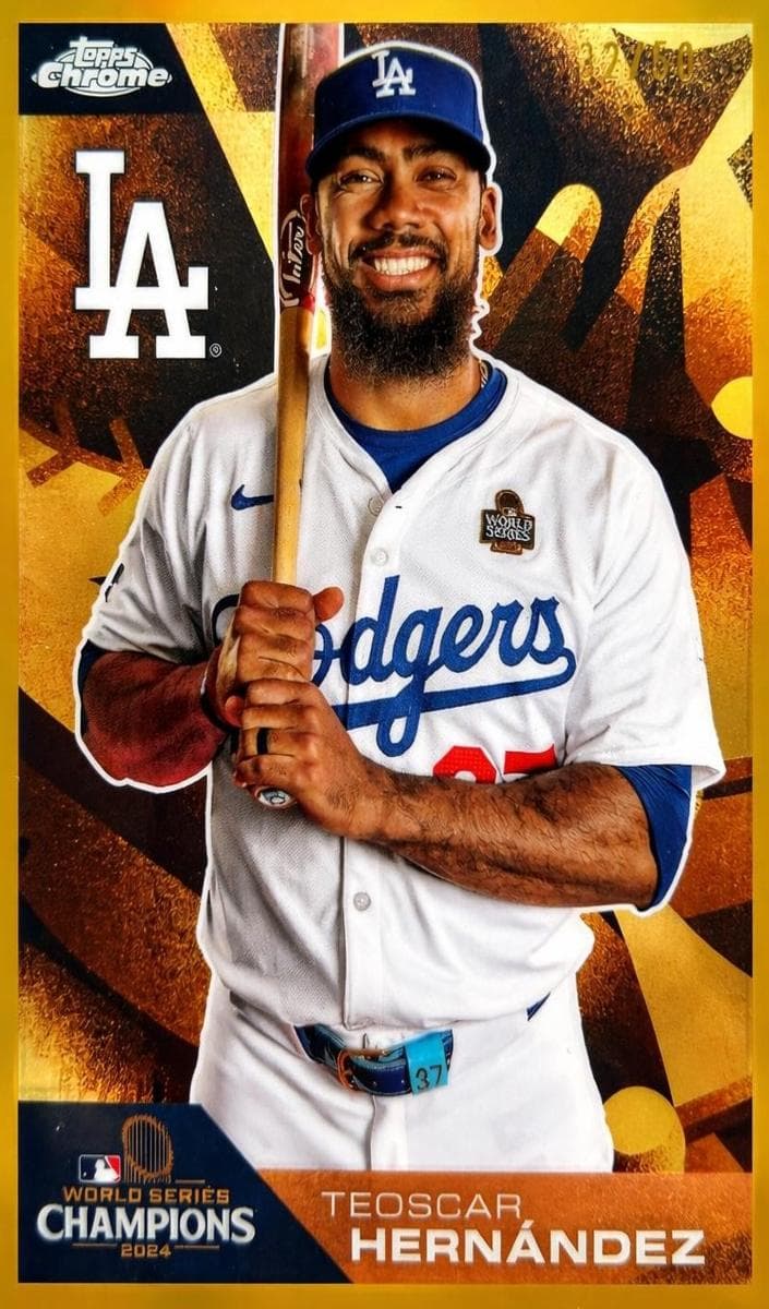 Teoscar Hernandez 2025 topps Chrome