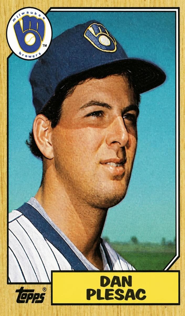 Dan Plesac trading card