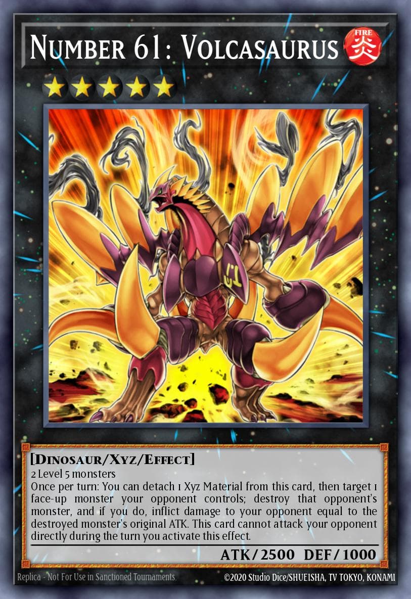 Number 61: Volcasaurus #ZTIN-EN002