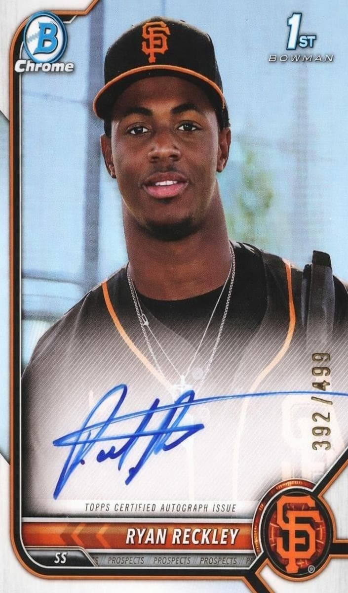 Ryan Reckley trading card