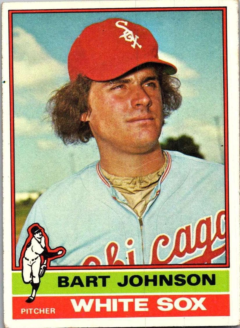 Bart Johnson 1976 topps Topps