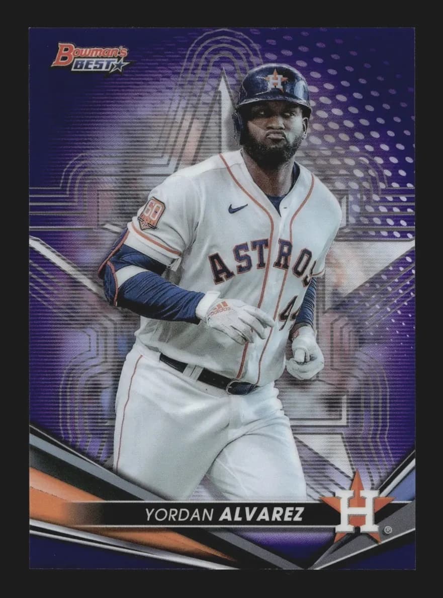 Yordan Alvarez 2022 bowman Bowman's Best