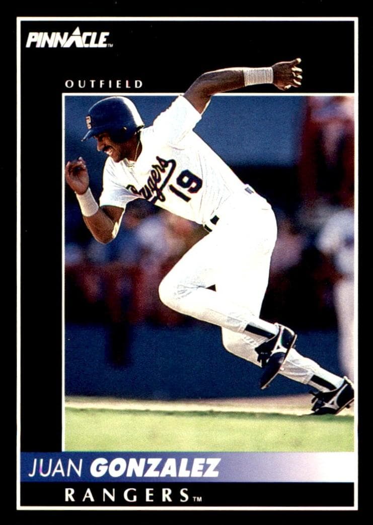 Juan Gonzalez 1992 unknown Pinnacle