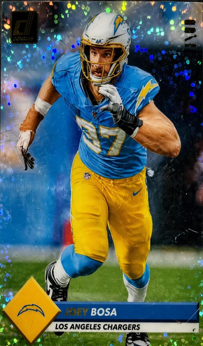 Joey Bosa 2023 panini Clearly Donruss