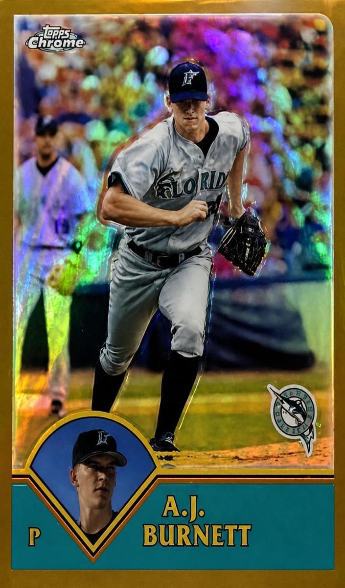 A.J. Burnett trading card