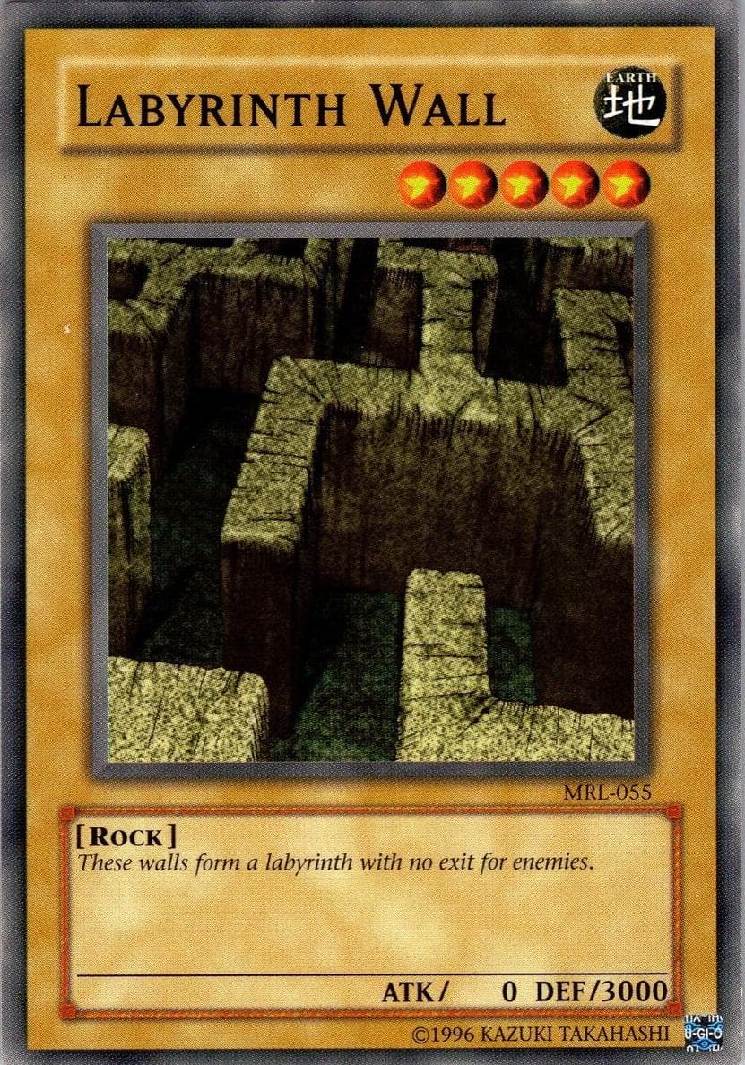 Labyrinth Wall 2002 Yu-Gi-Oh! Magic Ruler 1st Edition