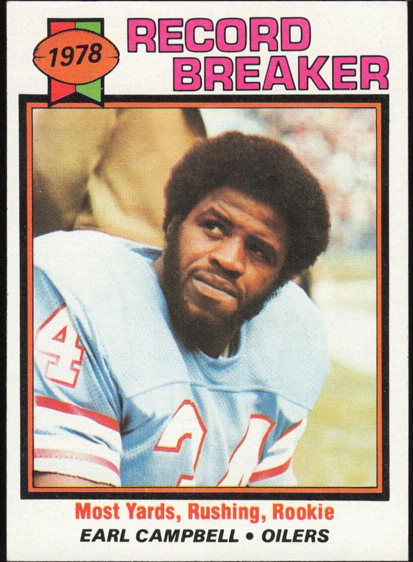 Earl Campbell 1979 topps Topps
