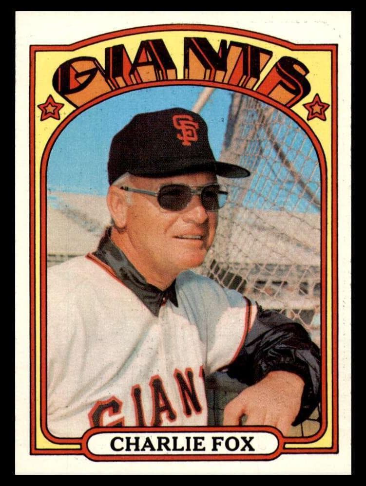 Charlie Fox 1972 topps Topps