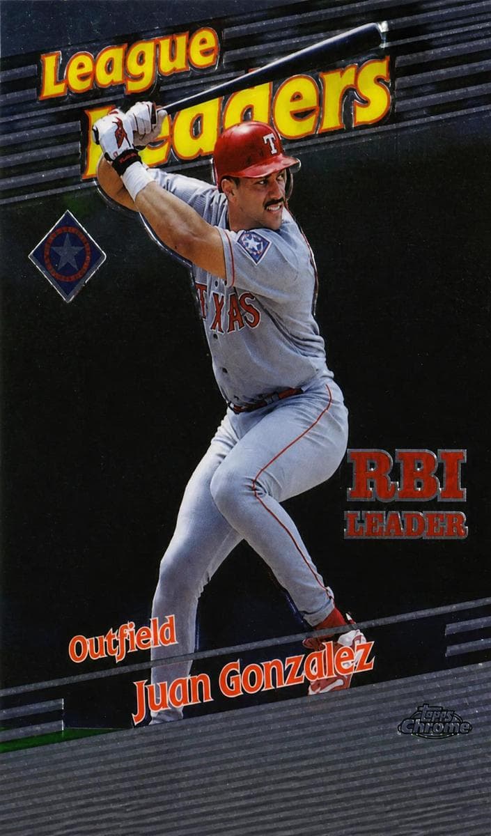 Juan Gonzalez 1999 topps Topps Chrome
