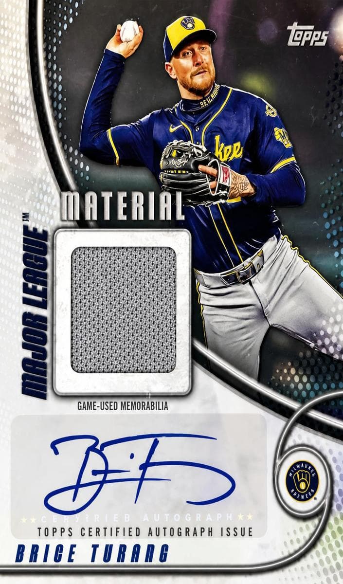 Brice Turang 2025 topps Topps Update