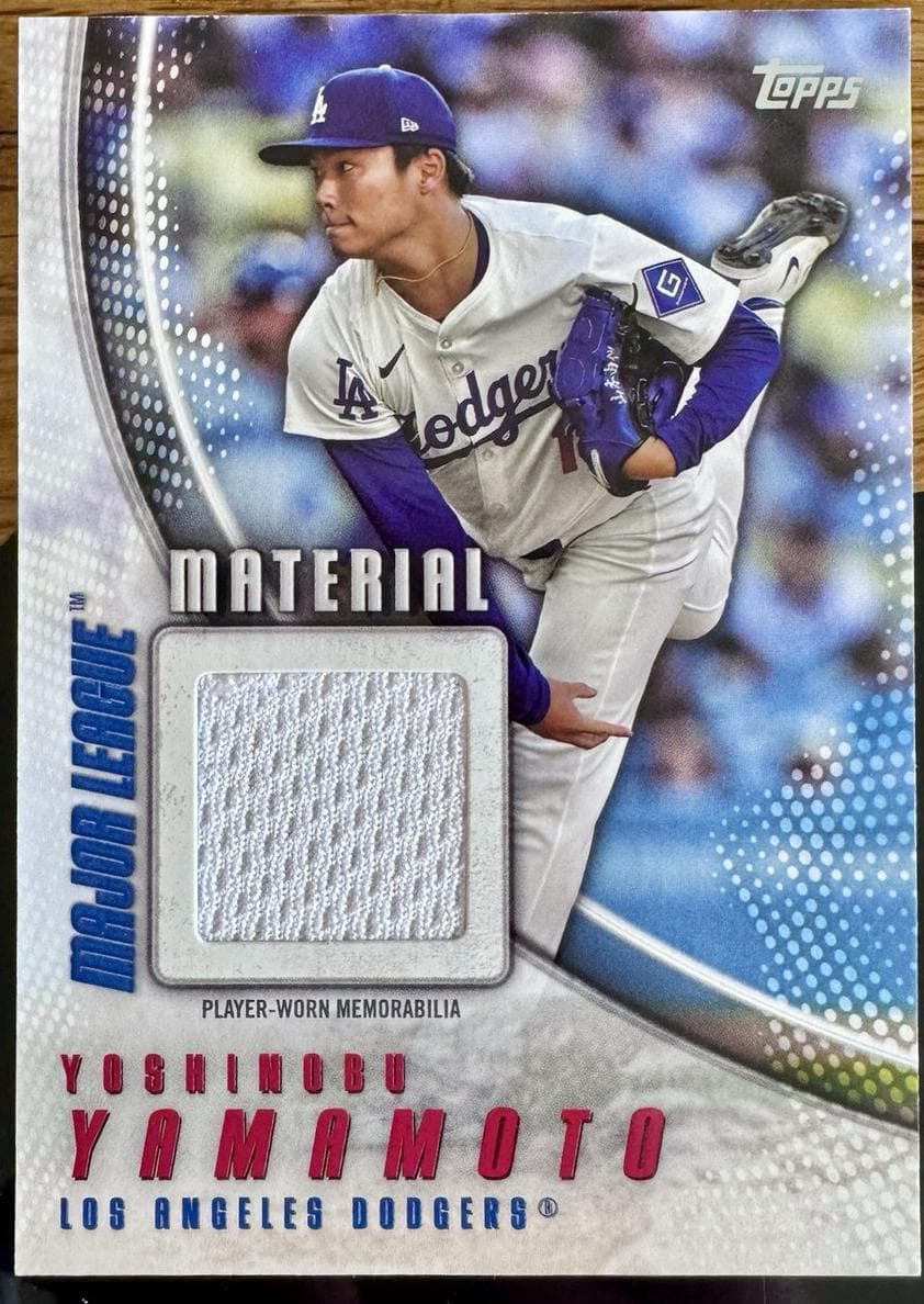 Yoshinobu Yamamoto 2025 topps Topps