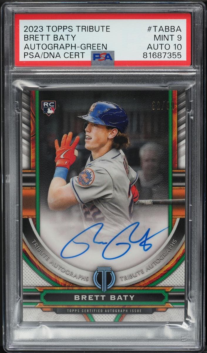 Brett Baty 2023 topps Topps Tribute