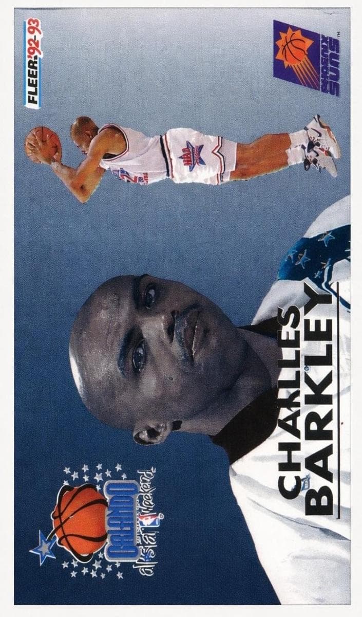 Charles Barkley 1992 fleer Fleer