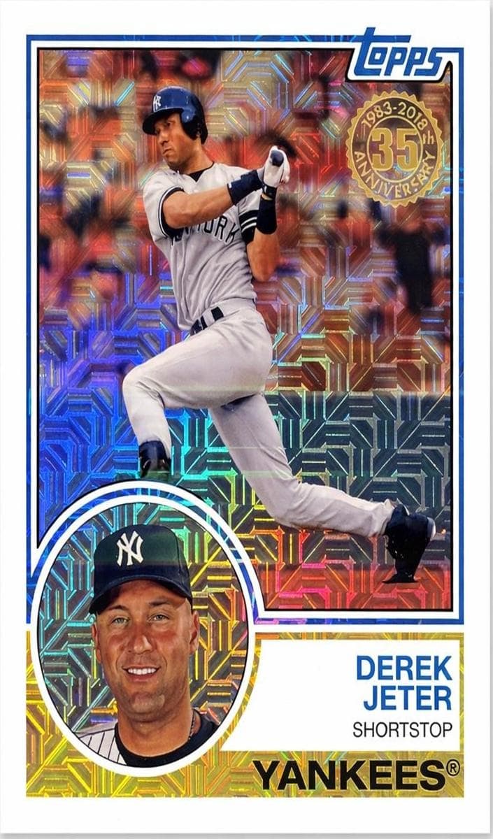 Derek Jeter 2018 topps Silver Pack