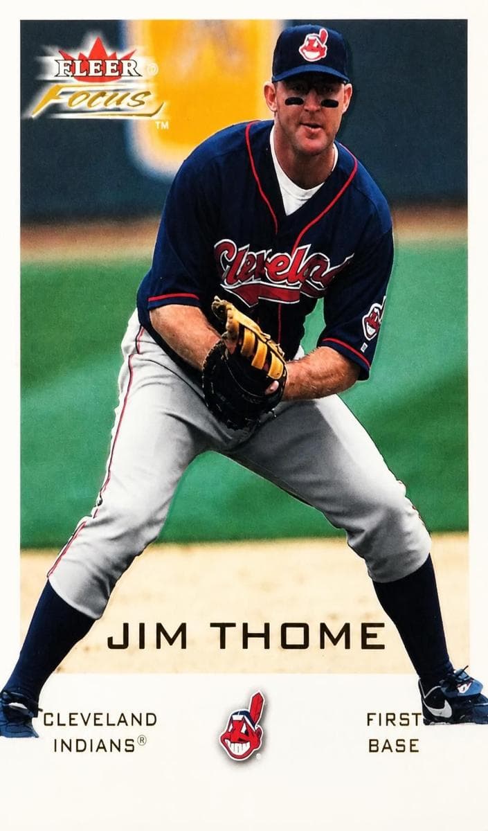 Jim Thome 2001 fleer Fleer Focus