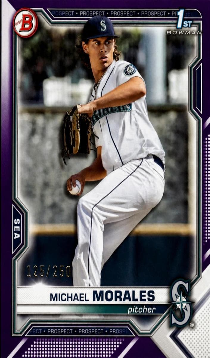 Michael Morales 2021 bowman Bowman Draft