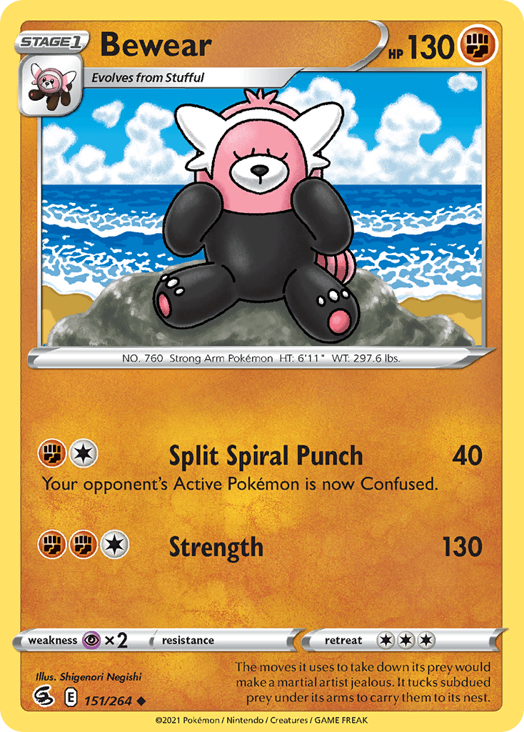 Bewear 2021 Pokemon Fusion Strike