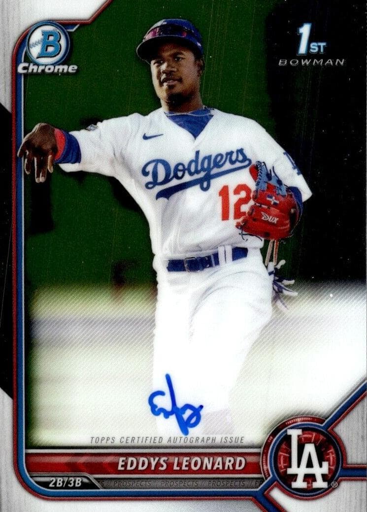 Eddys Leonard trading card