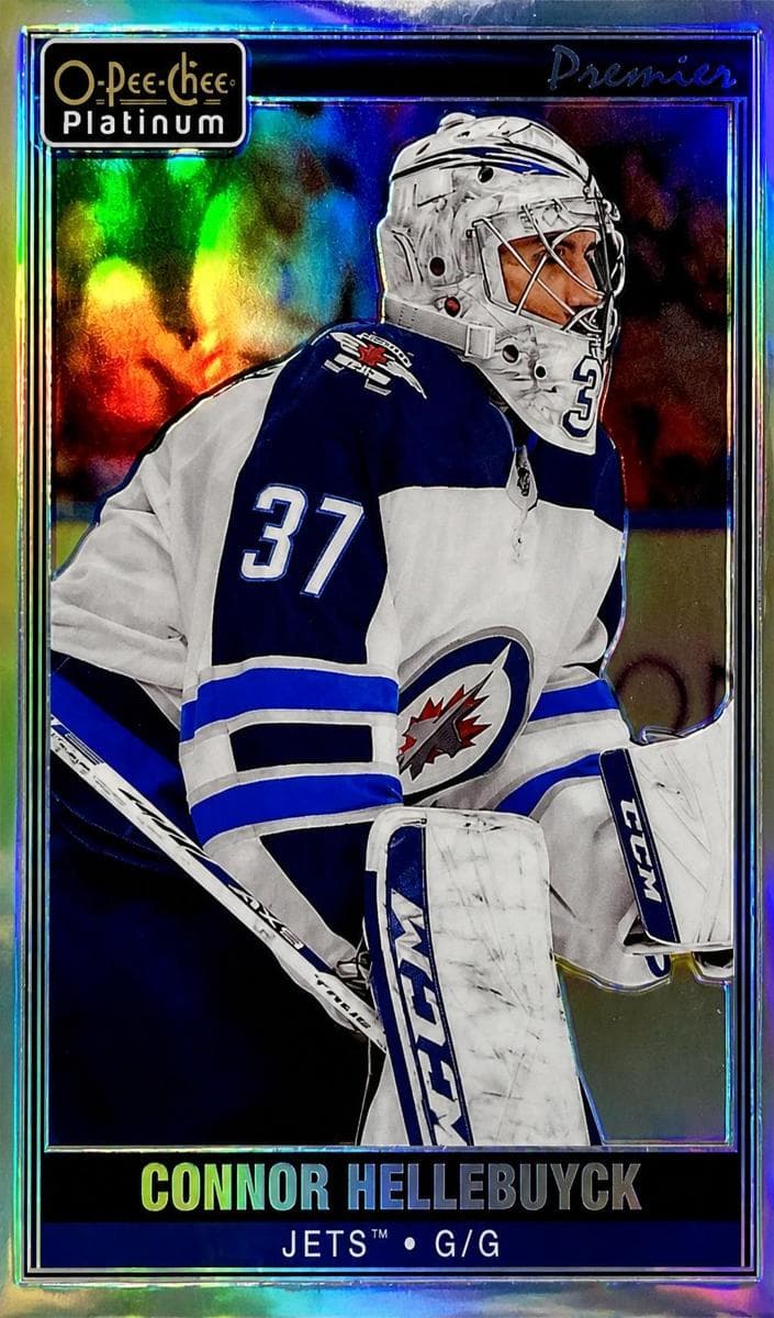 Connor Hellebuyck 2020 topps O-Pee-Chee Platinum