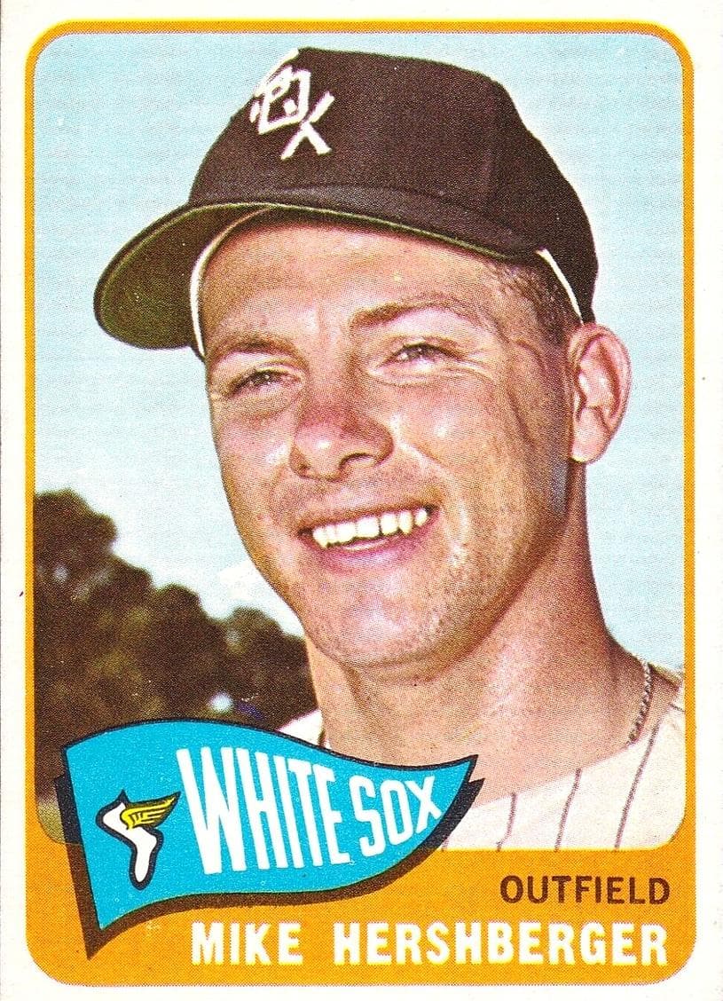 Mike Hershberger 1965 topps Topps
