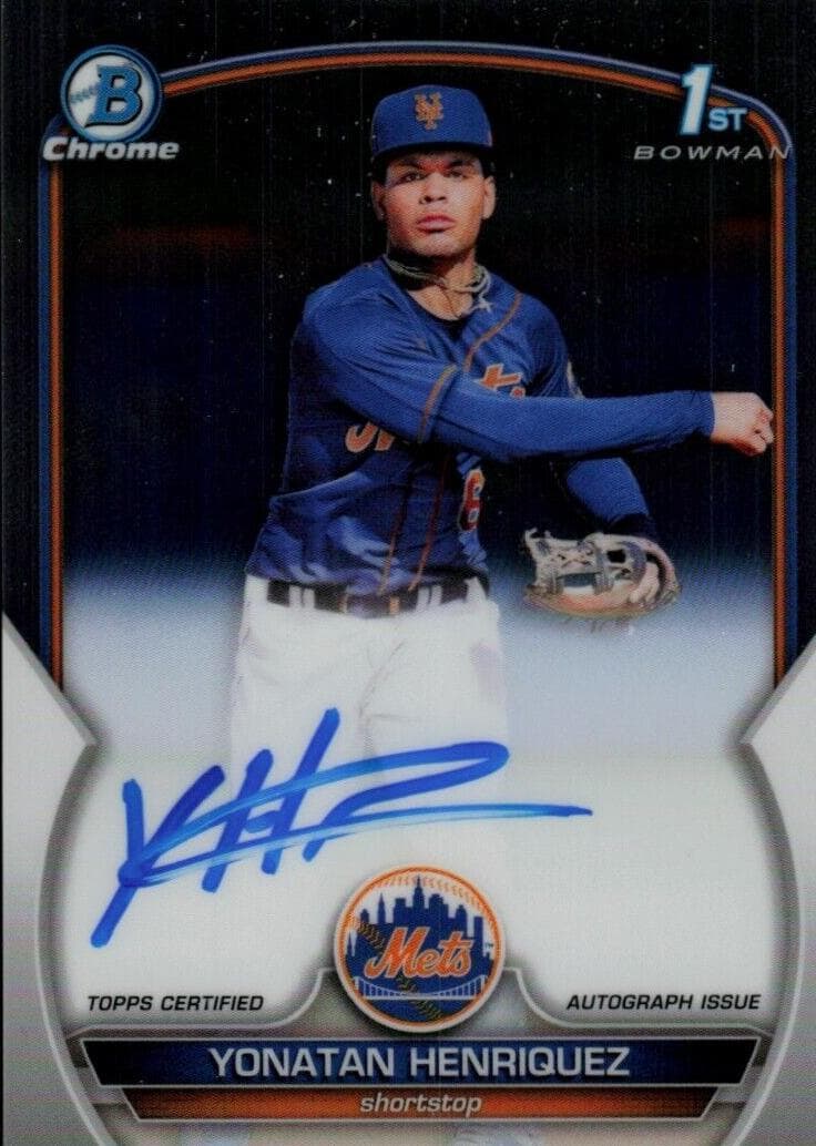 Yonatan Henriquez trading card