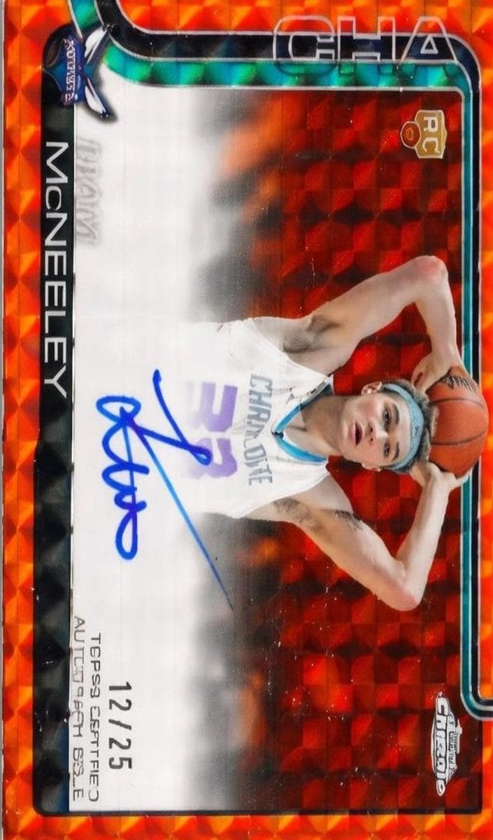 Liam McNeeley 2025 topps Topps Chrome