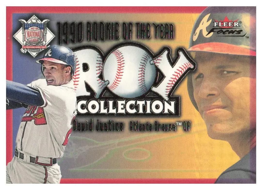 David Justice 2001 fleer Fleer Focus