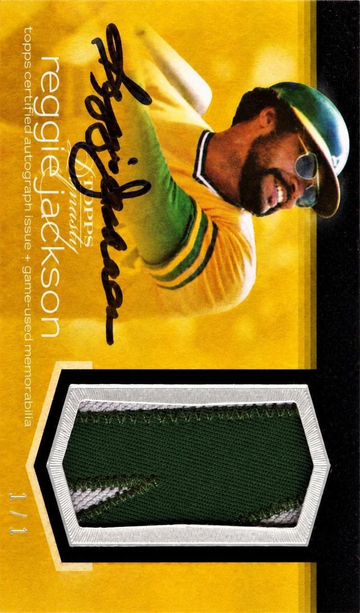 Reggie Jackson 2018 topps Topps Dynasty