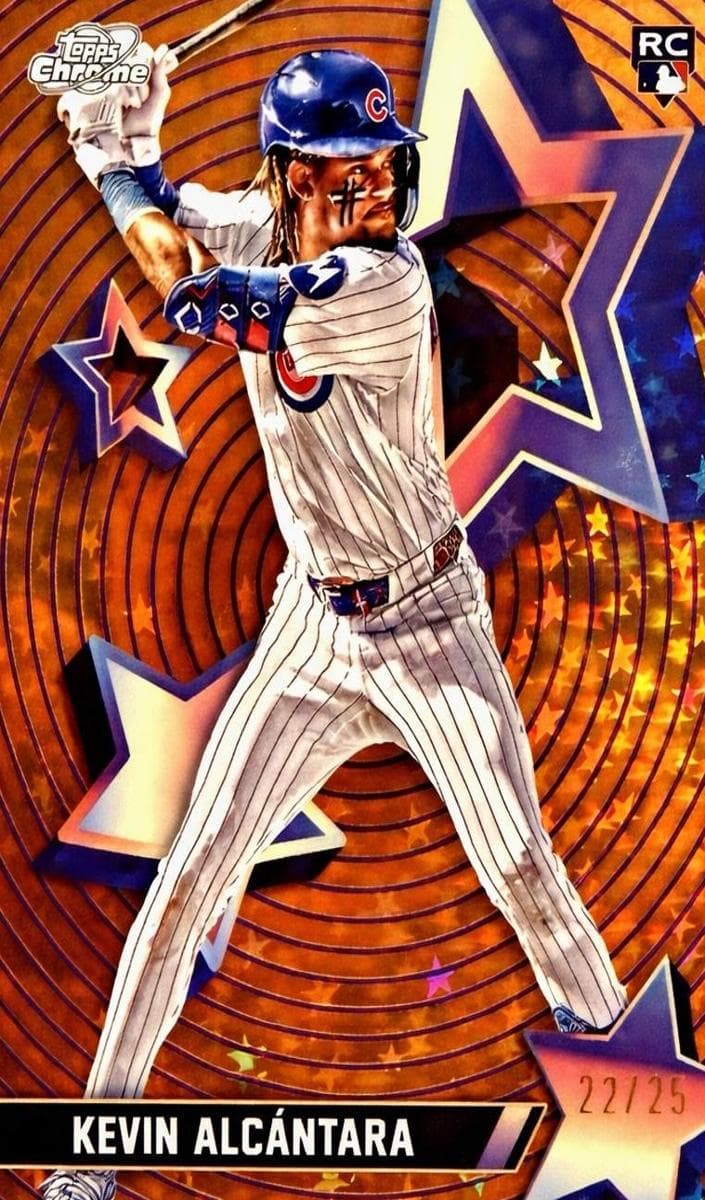 Kevin Alcántara 2025 topps Topps Cosmic Chrome