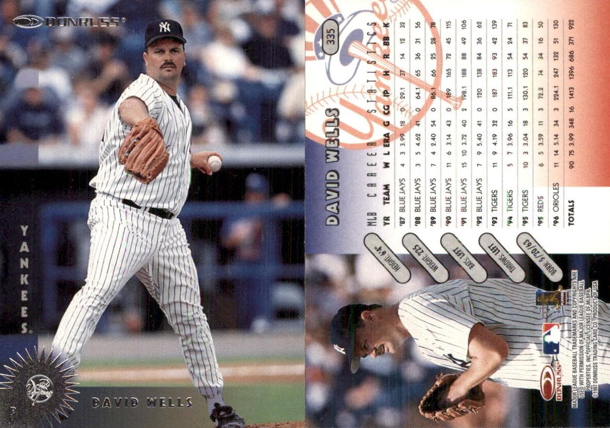 David Wells 1997 panini