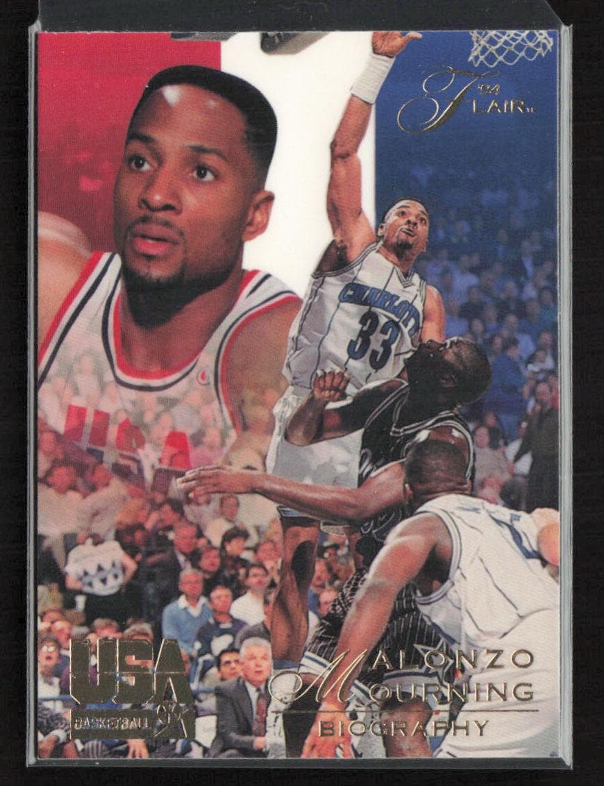 Alonzo Mourning 1994 unknown Flair Team USA