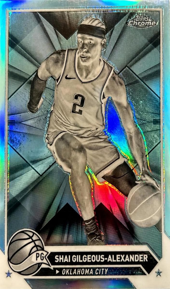 Shai Gilgeous-Alexander 2023 topps Topps Chrome