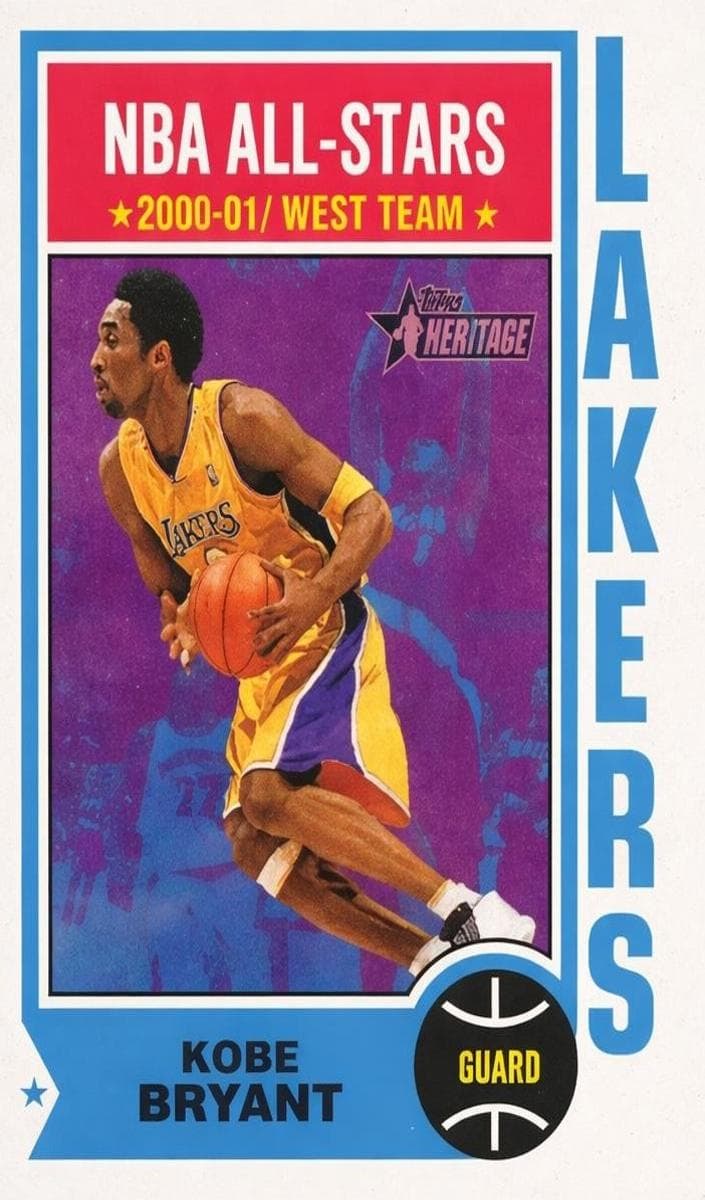 Kobe Bryant 2001 topps