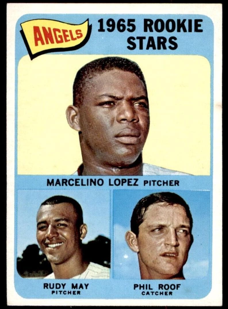 Angels 1965 Rookie Stars (Marcelino Lopez / Rudy May / Phil Roof) #537