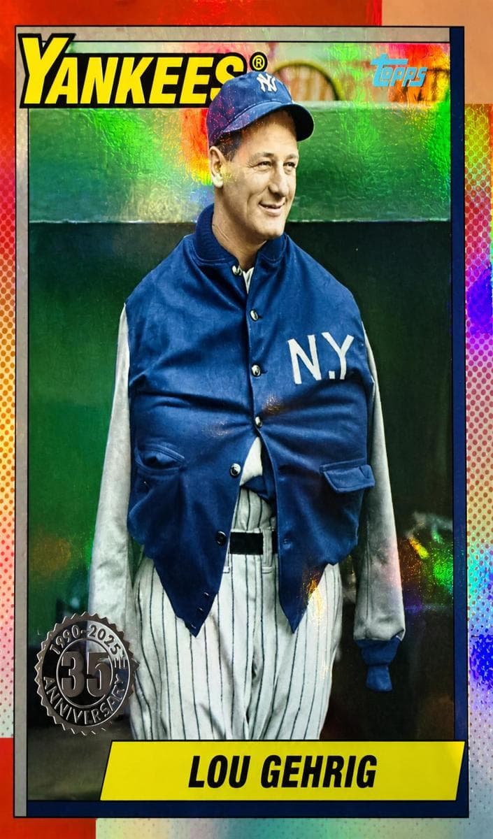 Lou Gehrig 2025 topps