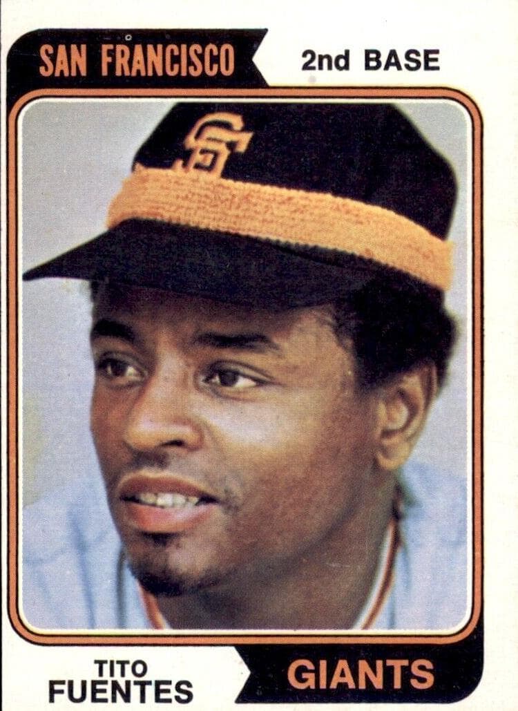 Tito Fuentes 1974 topps Topps
