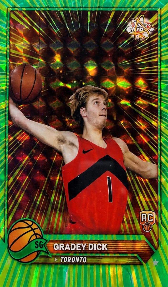Gradey Dick 2023 topps Topps Chrome