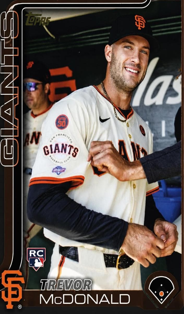 Trevor McDonald 2025 topps Topps
