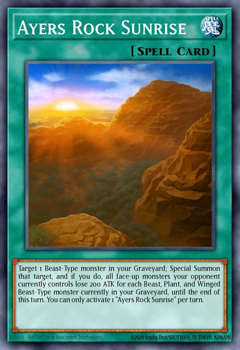 Ayers Rock Sunrise 2021 Yu-Gi-Oh!