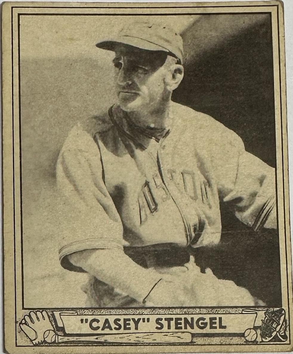 Casey Stengel 1940 unknown Play Ball