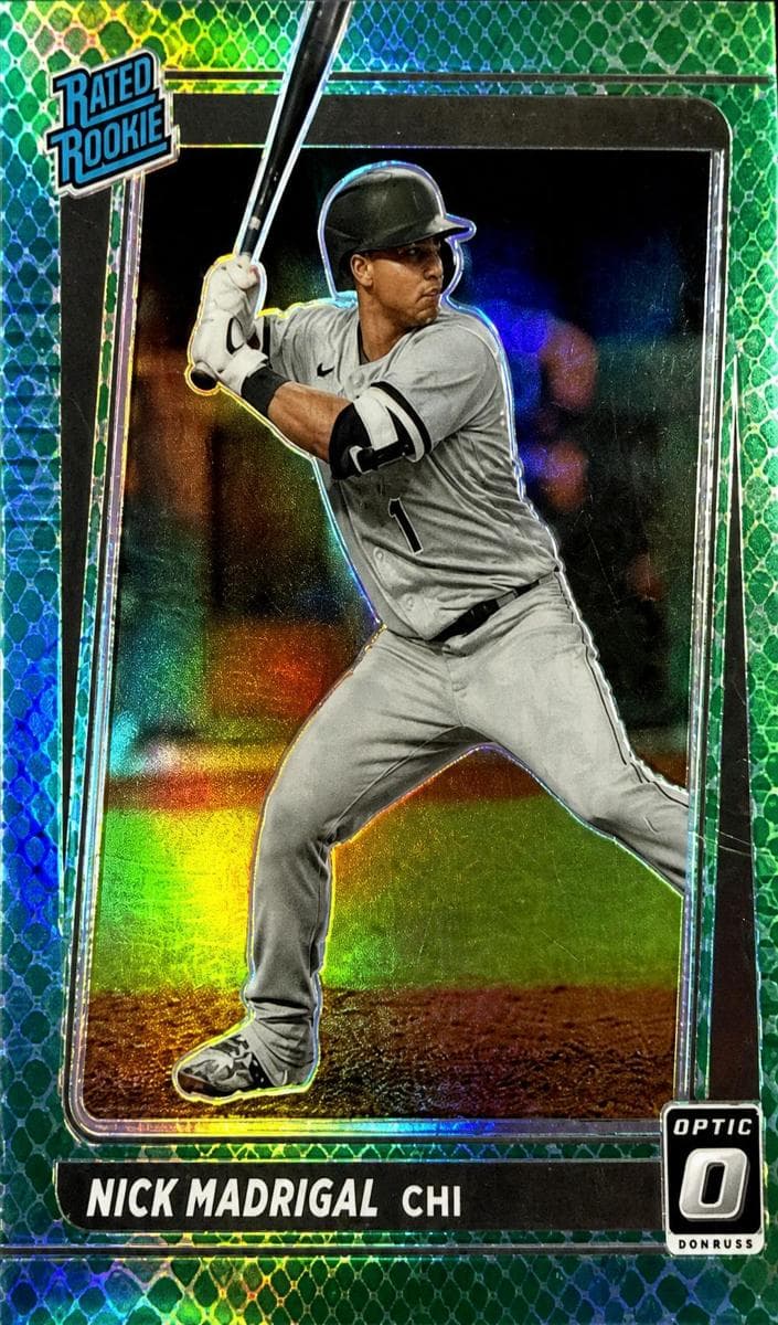 Nick Madrigal 2021 panini Donruss Optic