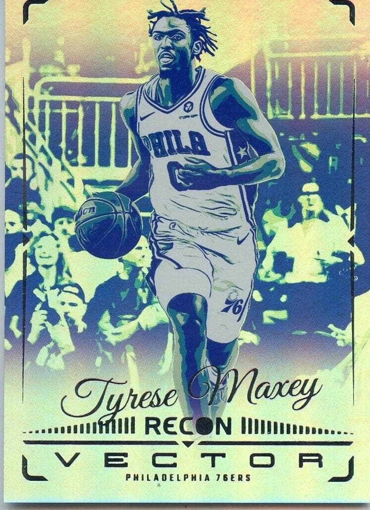 Tyrese Maxey 2023 panini Panini Recon
