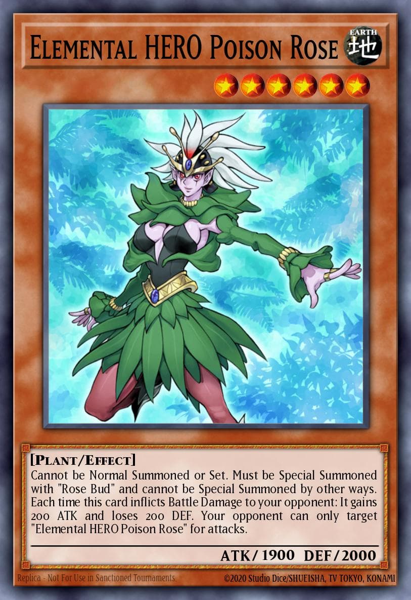 Elemental HERO Poison Rose #PP02-EN006
