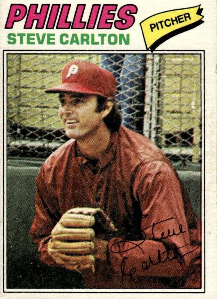 Steve Carlton 1977 topps O-Pee-Chee